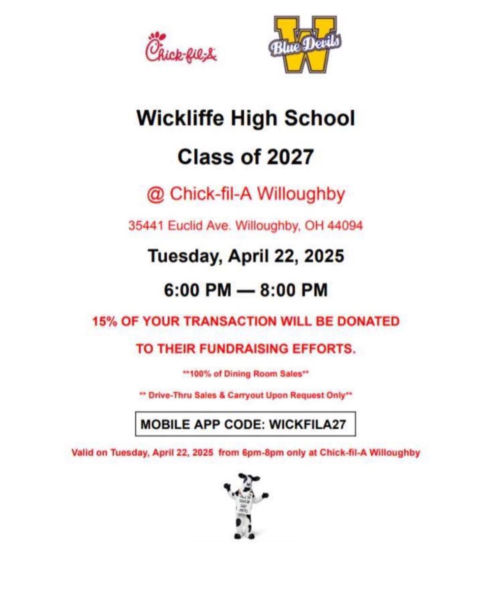 Anybody getting Chipotle tonight?  Support the Class of 2027.