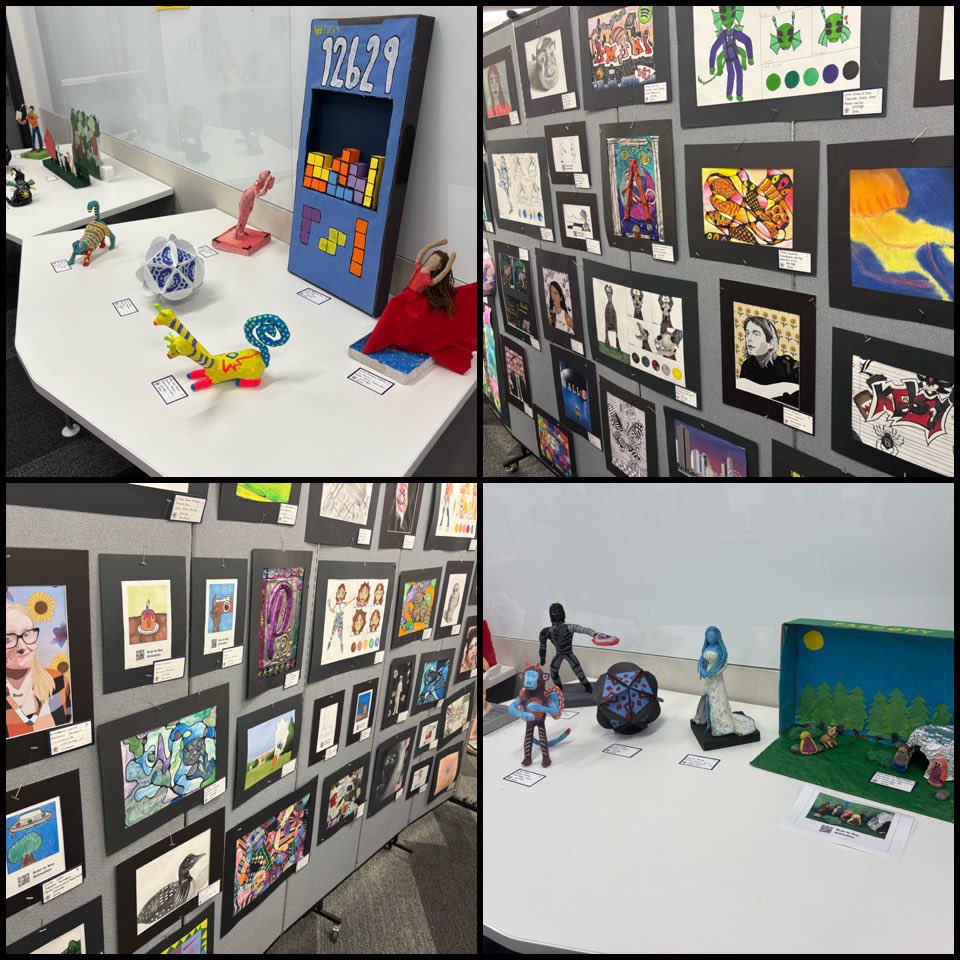 Amazing Westridge artwork on display at the SMSD R &amp; D Forum!