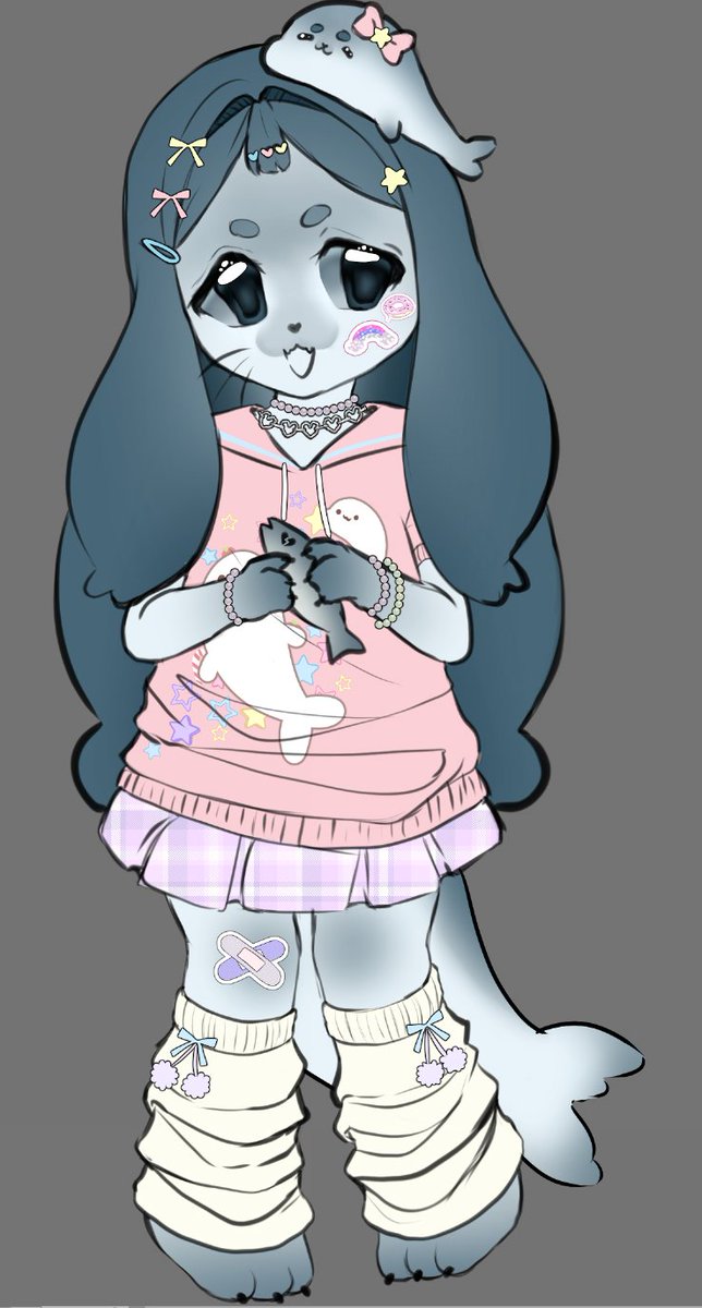 P0cketpuppyz's tweet image. 🍥🦭┆ new seal adopt wip! 
#toyhouse #ocadopt