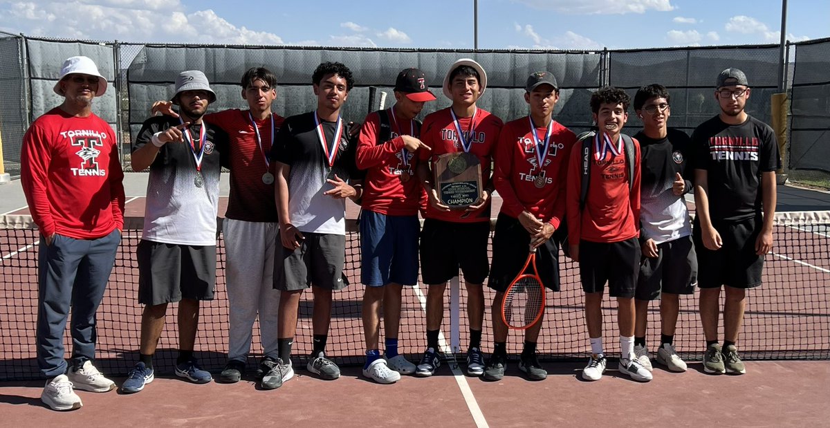 Luis Vega (@coachvega2) on Twitter photo 🎾🥇COYOTE COUNTRY Let’s give a Big COYOTE HOWL To Your Tornillo Varsity Boys Tennis Team for winning the 2025 District 4-3A CHAMPIONSHIP !!! Lets Go!!!! <a href="/rvegab_TISD/">Rosy Vega-Barrio</a> <a href="/AOlvera_TISD/">Alejandro Olvera</a> <a href="/TornilloISD/">Tornillo I.S.D.</a> <a href="/AthleticCoyotes/">Tornillo Coyote Athletics</a> 🎾🥇COYOTE COUNTRY Let’s give a Big COYOTE HOWL To Your Tornillo Varsity Boys Tennis Team for winning the 2025 District 4-3A CHAMPIONSHIP !!! Lets Go!!!! <a href="/rvegab_TISD/">Rosy Vega-Barrio</a> <a href="/AOlvera_TISD/">Alejandro Olvera</a> <a href="/TornilloISD/">Tornillo I.S.D.</a> <a href="/AthleticCoyotes/">Tornillo Coyote Athletics</a>