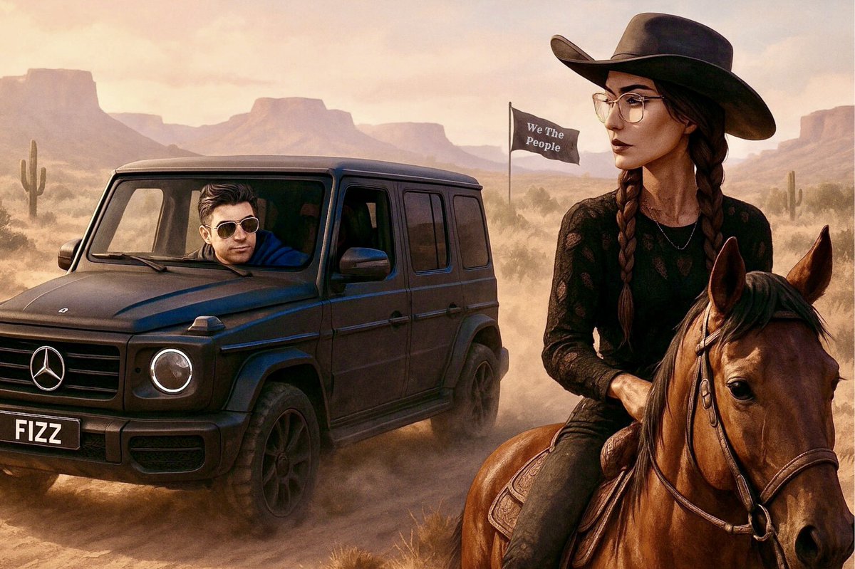 When city vibes meet country roads in Skid City! Mama always said, ‘let the boys do the chasing’ - Lucky me, mine chased me down with a AMG V8 Engine. 🫶🏼 
<a href="/skidcitynft/">Skid City | WTP ✊</a> <a href="/FizzTrades/">Fizz</a>