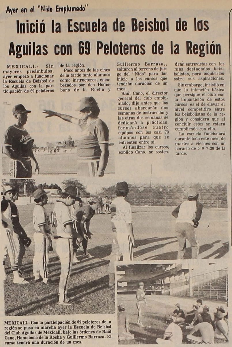 Escuela de Beisbol, El Nido de Los Águilas ⚾️
.
.
.
.
.
.
#SiempreÁguilas
#TBT