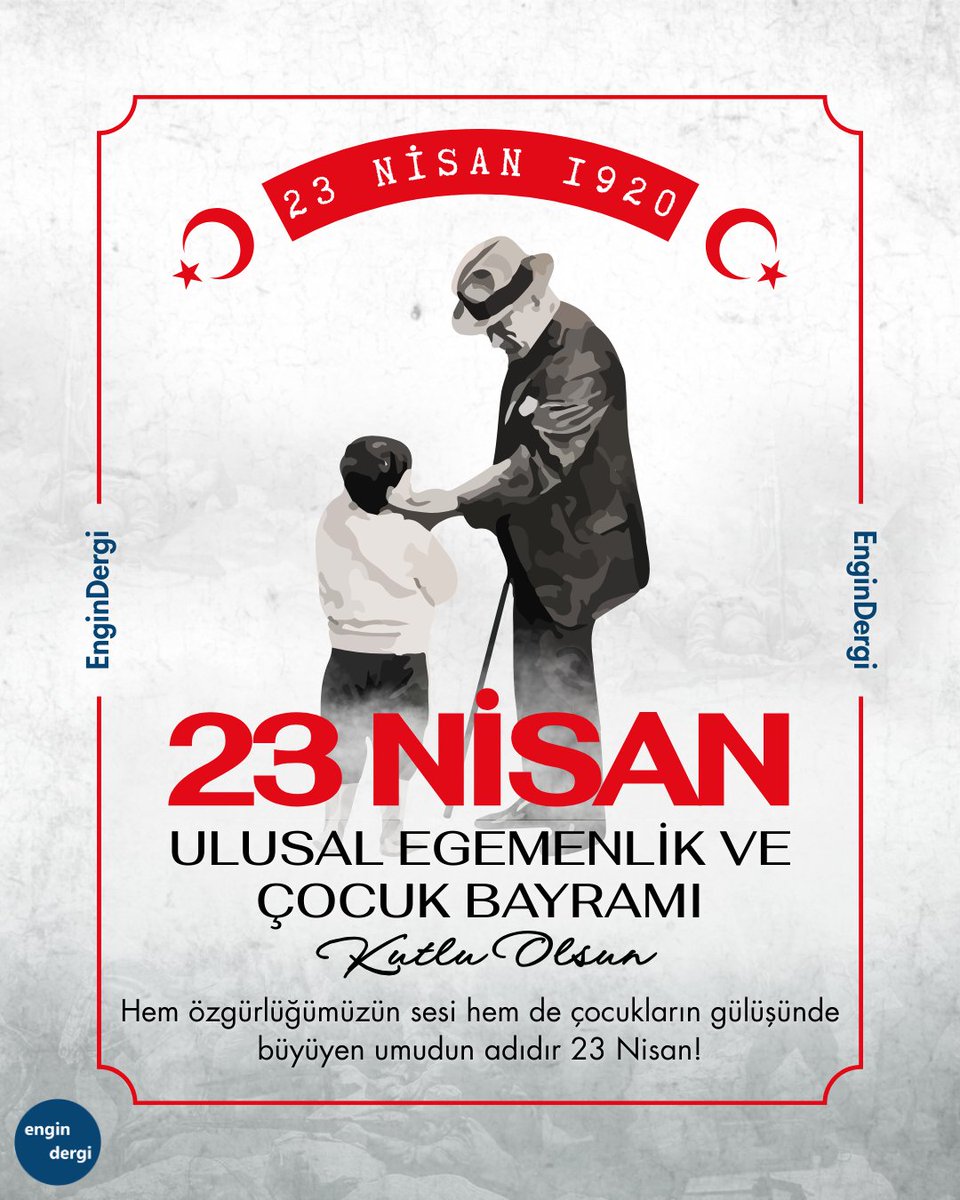 #23Nisan Ulusal Egemenlik ve Çocuk Bayramı kutlu olsun!
