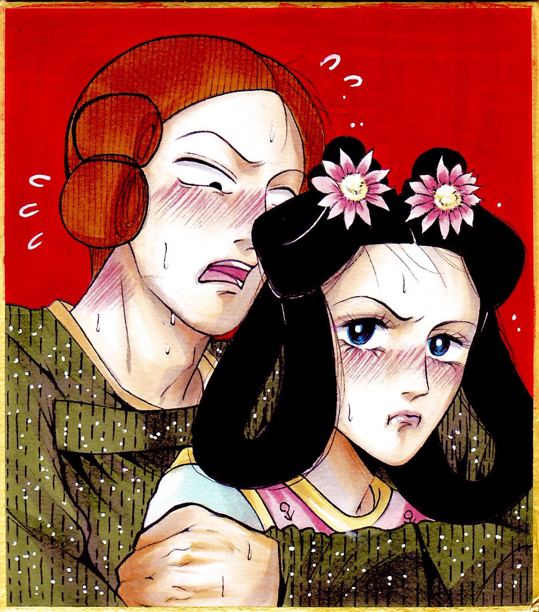 色紙描くの楽しい🌼 