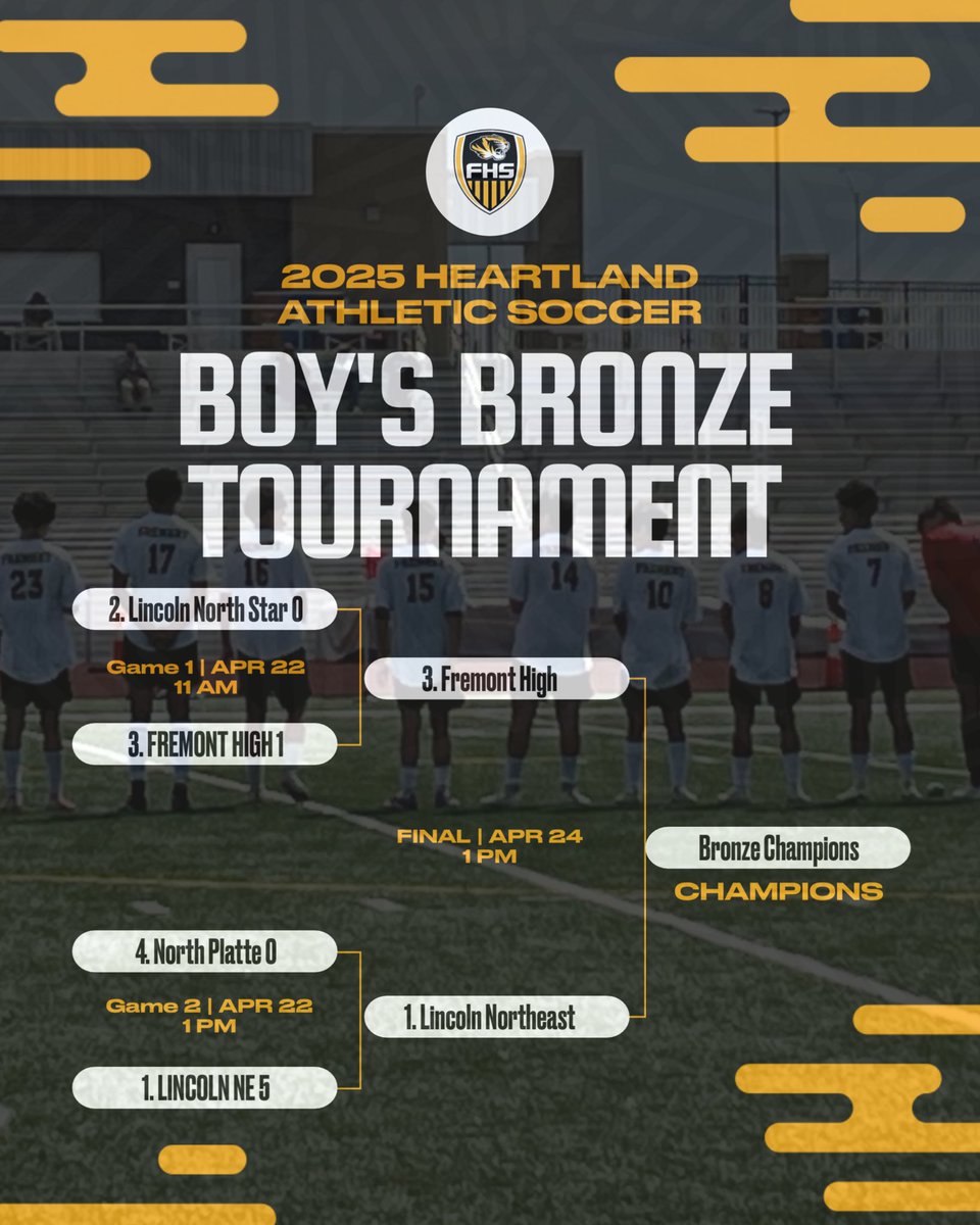 FremontSoccer (@tigerhssoccer) on Twitter photo Boys move on to the HAC Bronze Final Thursday at 1PM Central against <a href="/RocketAthletics/">Northeast Athletics</a>.
<a href="/fhstigersports/">FHS ACTIVITIES</a> <a href="/nsaahome/">NSAA</a> <a href="/nebraska_talk/">Nebraska Soccer Talk</a> Boys move on to the HAC Bronze Final Thursday at 1PM Central against <a href="/RocketAthletics/">Northeast Athletics</a>.
<a href="/fhstigersports/">FHS ACTIVITIES</a> <a href="/nsaahome/">NSAA</a> <a href="/nebraska_talk/">Nebraska Soccer Talk</a>