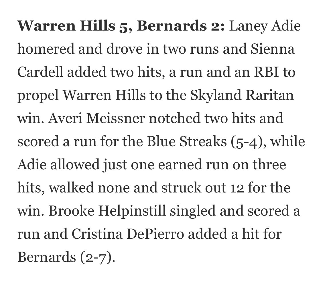 Way to go STREAKS!!!Keep up the great work! 💙⚡️🥎