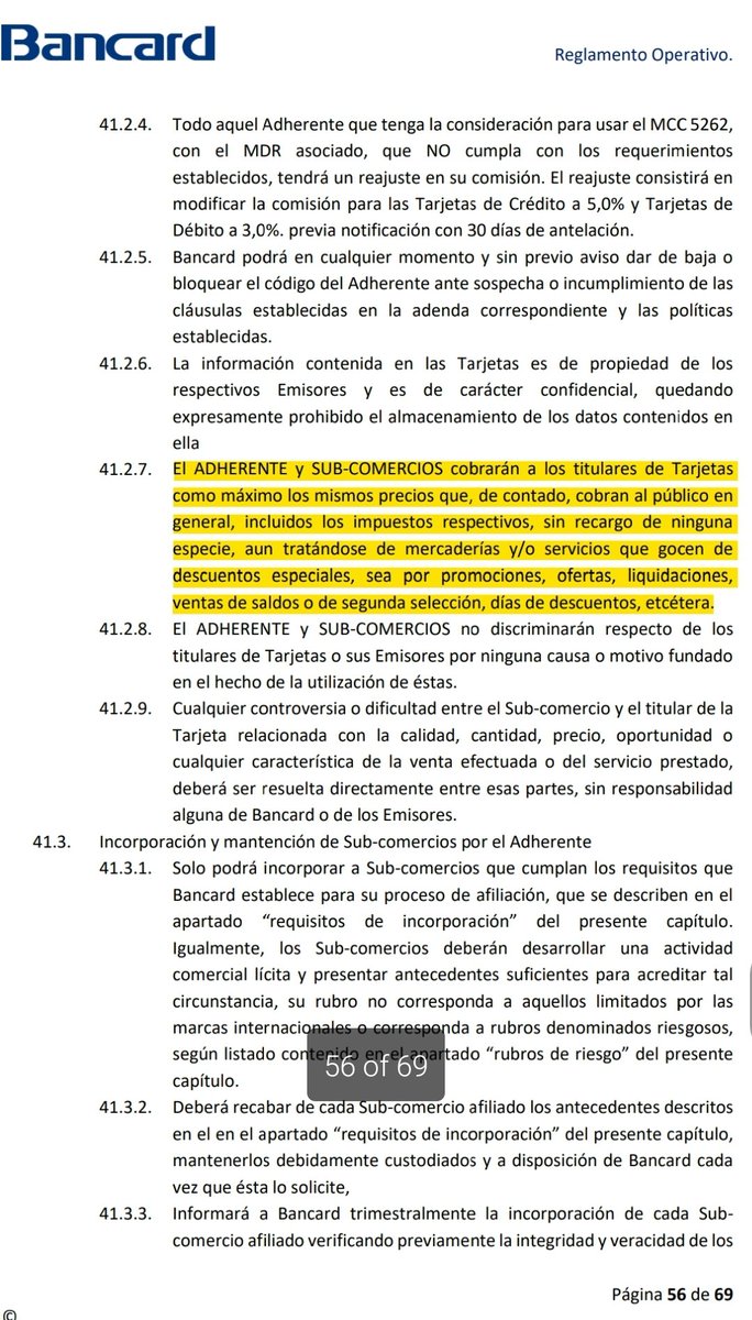 Bancard prohíbe a todos los comercios hacer recargos por uso de tarjeta de débito/crédito, pero en este país las reglas no aplican a algunos.