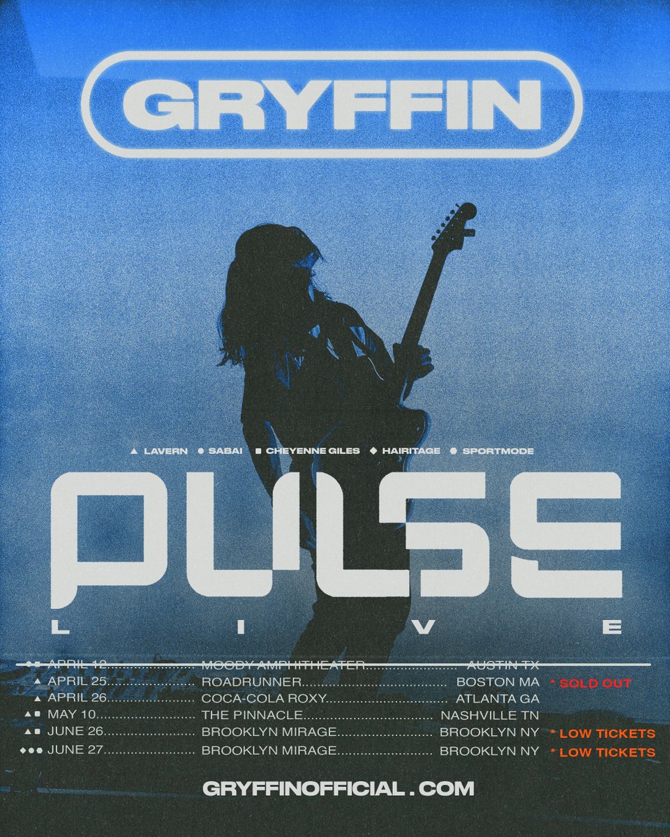 BOSTON AND ATLANTA THIS WEEKEND 🚨 laylo.com/gryffin/pulsel…