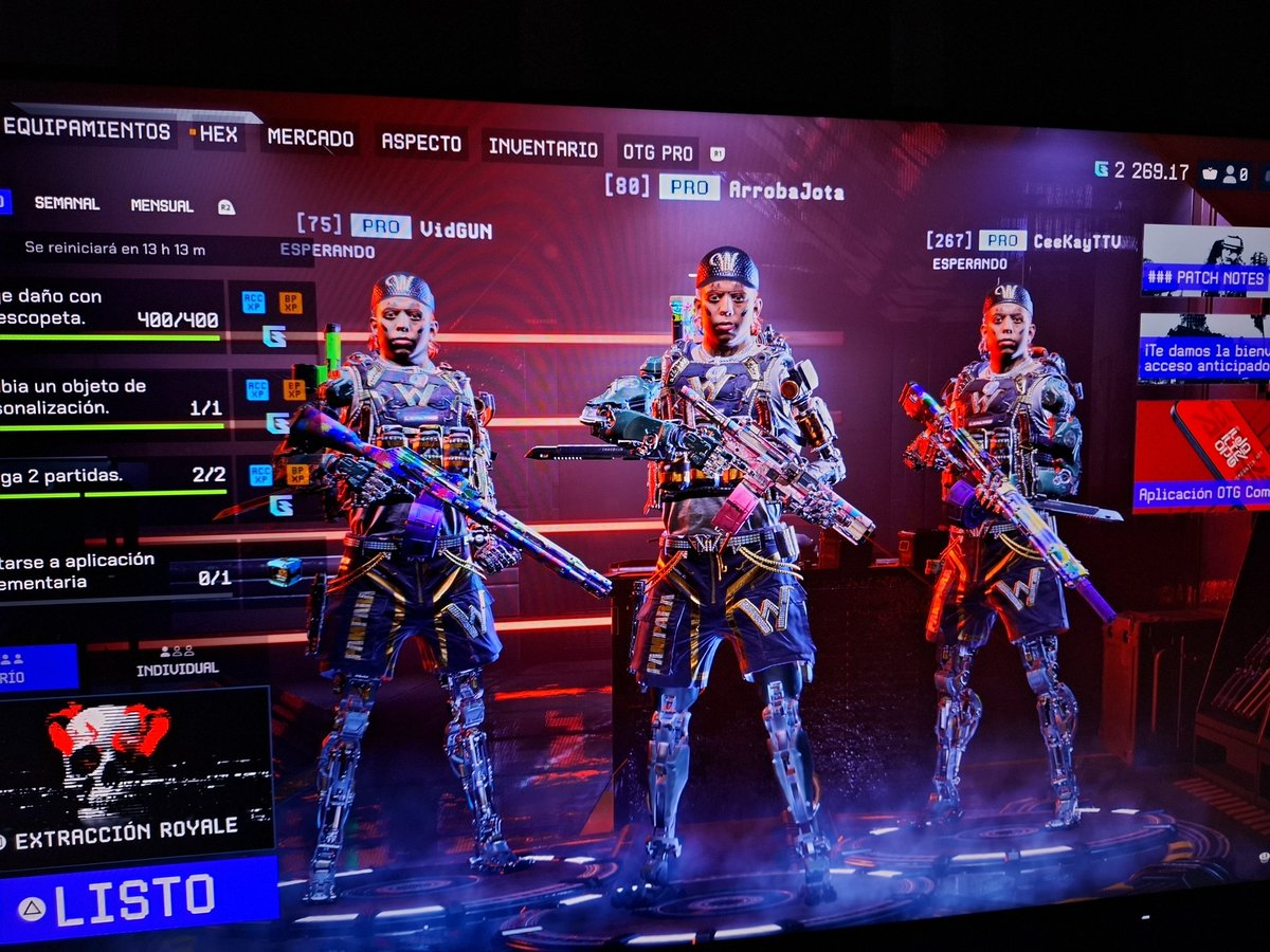 ArrobaJota (@arrobajotaa) on Twitter photo Ready para el torneito invitacional de off the grid w the babys/ <a href="/CeeKay_Aguayo/">David "CeeKay" Aguayo</a> <a href="/VidGUNn/">VidGUN</a> <a href="/WestCOL/">WESTCOL</a> <a href="/OffTheGridIntel/">Off The Grid Intel</a>
25.000 USD Ready para el torneito invitacional de off the grid w the babys/ <a href="/CeeKay_Aguayo/">David "CeeKay" Aguayo</a> <a href="/VidGUNn/">VidGUN</a> <a href="/WestCOL/">WESTCOL</a> <a href="/OffTheGridIntel/">Off The Grid Intel</a>
25.000 USD