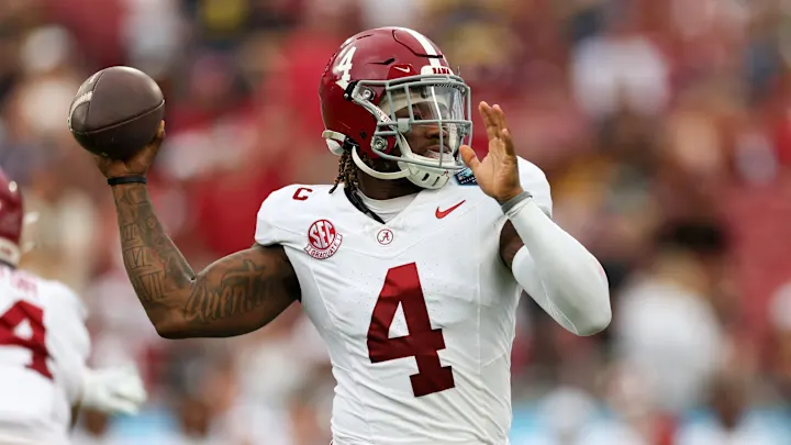 koestreicher34's tweet image. The Jalen Milroe/Lamar Jackson talk will not stop in NFL circles. From an anonymous AFC coordinator, via @TomPelissero:

"He has a lot of accuracy issues. But he's a freak. He's the best running quarterback I've ever evaluated. He's like Cam Newton's power with Lamar's speed"