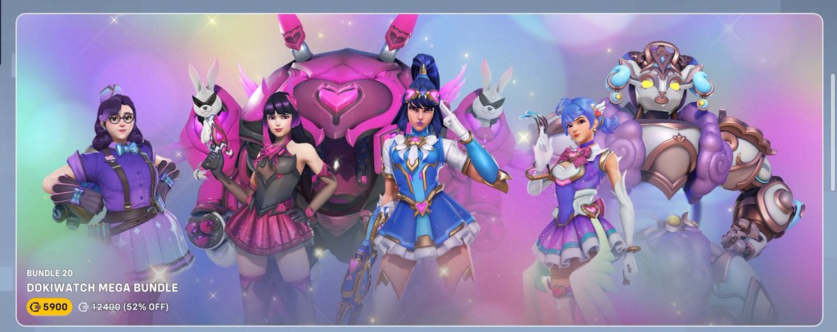 Laerhsa's tweet image. LETS GO New season, new #giveaway for you lovelies‼️
The #Dokiwatch Mega Bundle🩷🩷🩷 #Overwatch2

To enter: 1️⃣follow @laerhsa &amp;amp; @Aujaylus 
2️⃣Like &amp;amp; repost 

Extra entry if you follow on twitch 
twitch.tv/laerhsa &amp;amp; twitch.tv/aujaylus 

ENDS MAY 2ND  GL ❤️