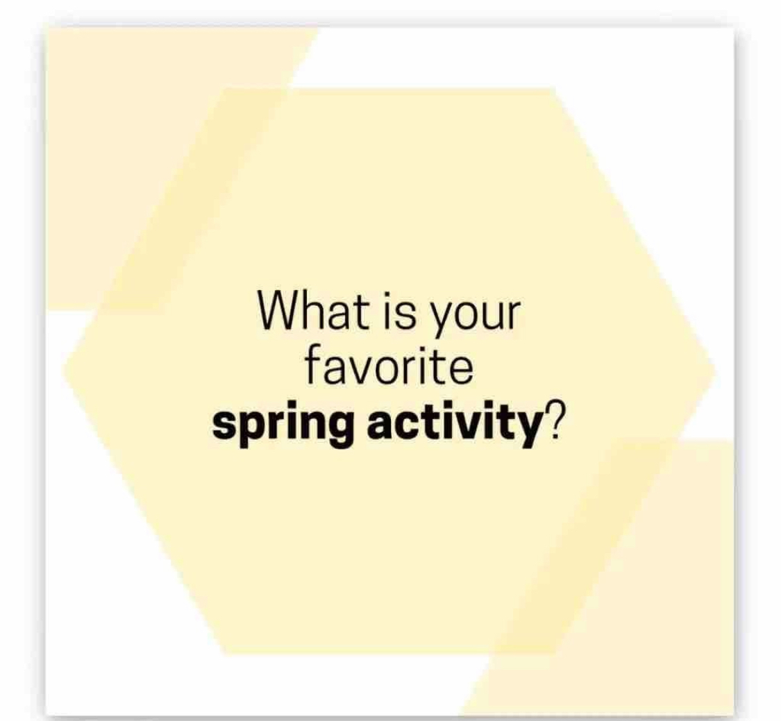 McDanielAgency's tweet photo. What’s something you love to do in the spring time?
#tuesdayfun #commentbelow #globelifelifestyle
#McDanielAgencies https://t.co/N6ADufcjL9