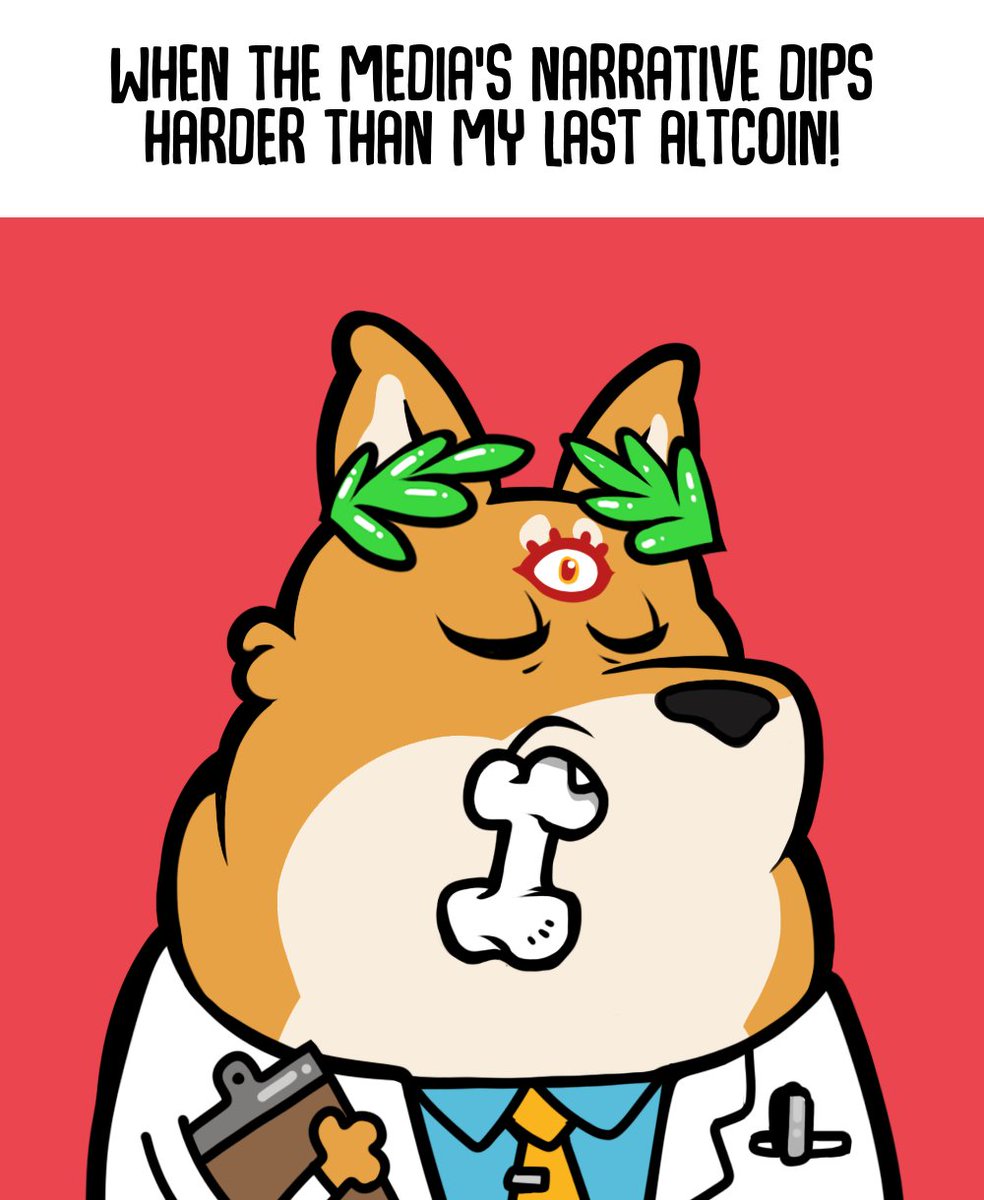 chubbywubeez's tweet photo. @EricLDaugh At this point, even my dogecoin's more stable than the media's storyline! 🐶📉 https://t.co/KRSwdIGktt