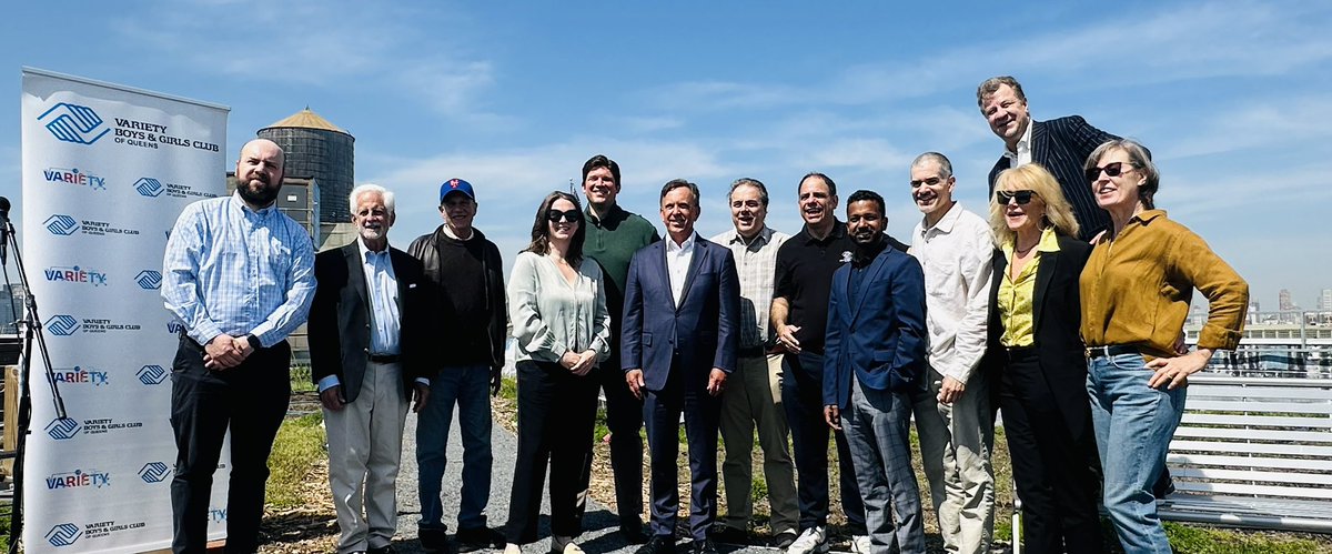 CHPExpress's tweet photo. The CHPE gang joined @NYPAenergy and @ConEdison to celebrate #EarthDay at the amazing @Vbgcq rooftop farm in Queens, which produced two tons of fresh food in 2024!  #buildchpe https://t.co/skJFRMmMNV