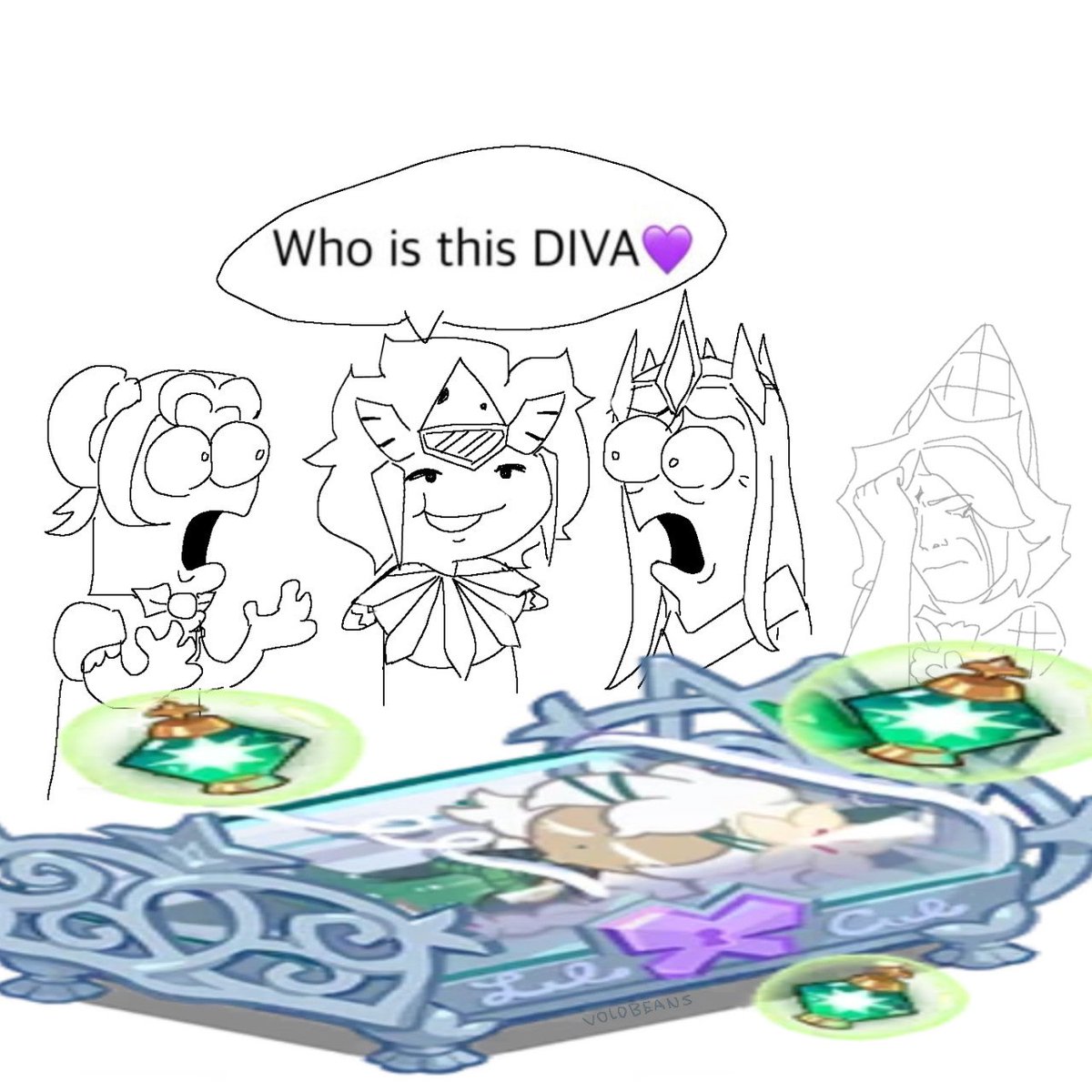 goobzuu's tweet photo. This was my most famous post ever Geulp… #crk #cookierun #cookierunkingdom #crkfanart #cookierunmeme #goldencheesecookie #darkcacaocookie #whitelilycookie #purevanillacookie #hollyberrycookie https://t.co/pkSx0YwkbZ