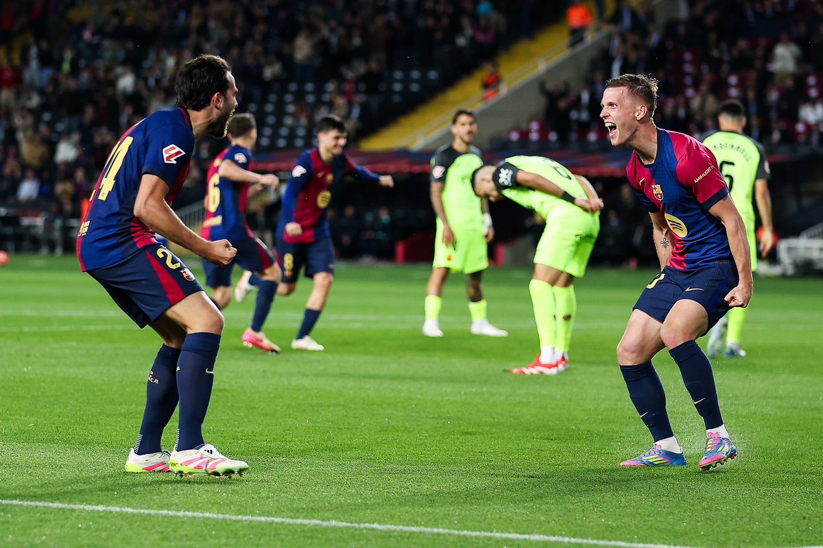 ericgm3's tweet image. Gran treball de tots per sumar +3 contra el Mallorca a casa! Ahora, a preparar esa final de Copa que todos queremos, os esperamos en Sevilla, culers! #ForçaBarça 💙❤️