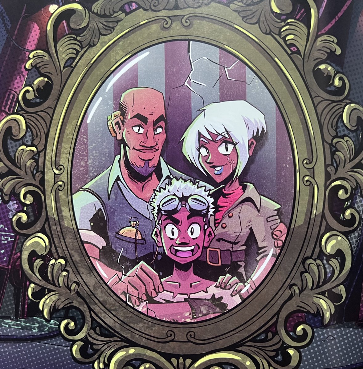 hourlytimebomb's tweet photo. ekko with his parents ✨️💕 https://t.co/0ASYfqjMtQ