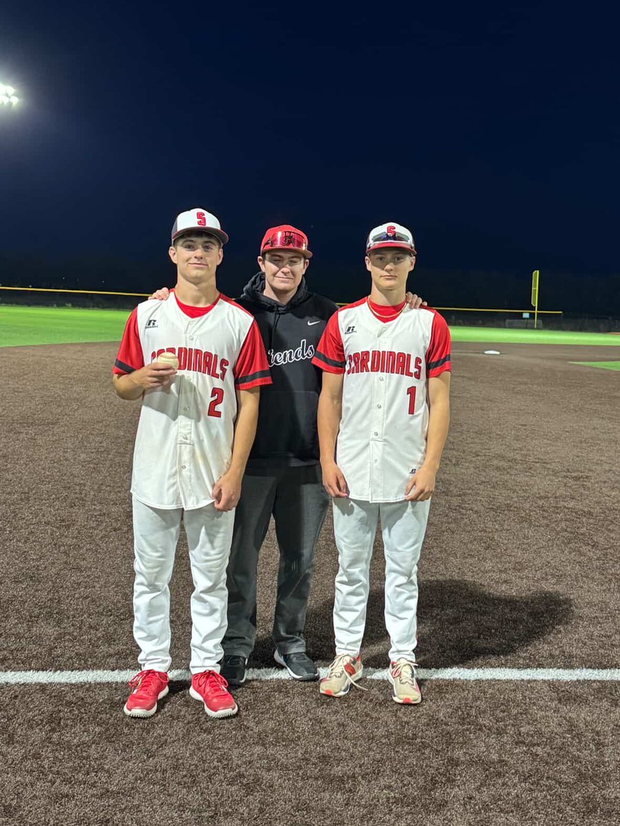 Crumrine Dominance in Sedgwick: Brothers Corey and Spencer Crumrine of Sedgwick have both been outstanding on the mound this year - both having a sub 1.00 ERA. 

Corey Crumrine - 38IP | 5-0 | 68 SO | 3 BB | .553 ERA

Spencer Crumrine - 24.2 IP | 5-0 | 39 SO | 8 BB | .568 ERA