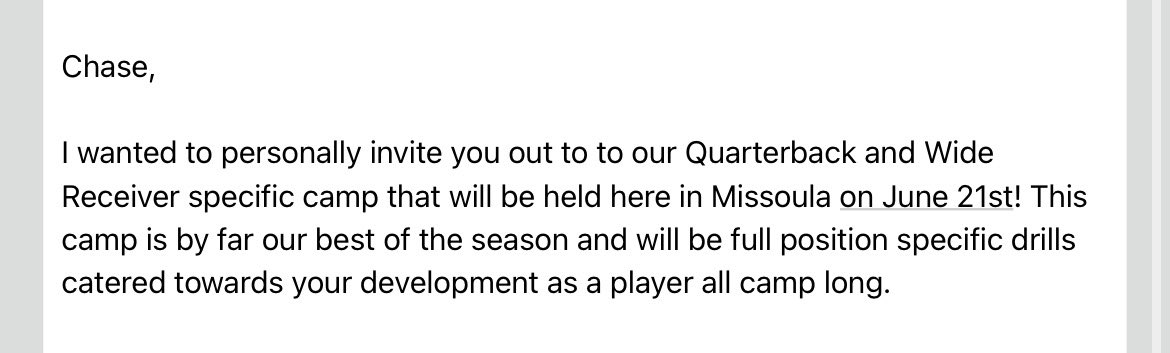 Chase Thurston 2026 QB (@chase_thurston1) on Twitter photo Thank you <a href="/KeatonJ_3/">Keaton Johnson</a> for the personal invitation to your Quarterback and Wide Receiver specific camp! Thank you <a href="/KeatonJ_3/">Keaton Johnson</a> for the personal invitation to your Quarterback and Wide Receiver specific camp!