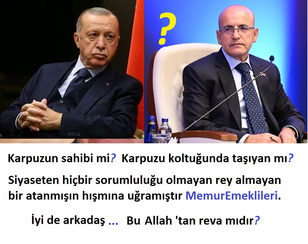 Sn <a href="/RTErdogan/">Recep Tayyip Erdoğan</a>;
Dünyanın hiç bir ülkesinde,
Kendilerine bağlanan emekli aylık oranını %75'ten %38'e kadar düşüren bir hükümete sempati beslenmez!
22 yılın sonunda refahtan geçtik elimizde olanı da aldınız!
Bu sineye çekilecek bir dert değildir...
#EmekliMemur #MemurEmeklisineAdale