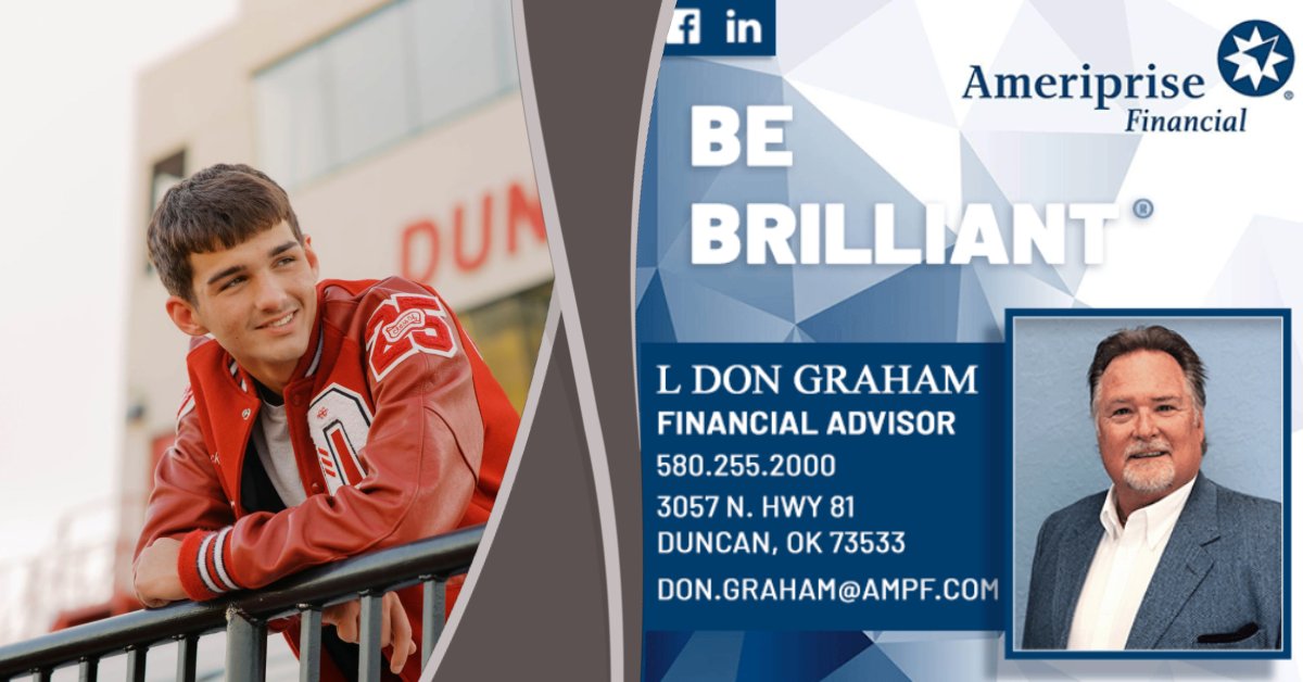 Duncan’s Jackson Williams – Athlete Spotlight – Presented by L Don Graham – Ameriprise Financial 

duncanathletics.org/2025/04/22/dun… #okpreps