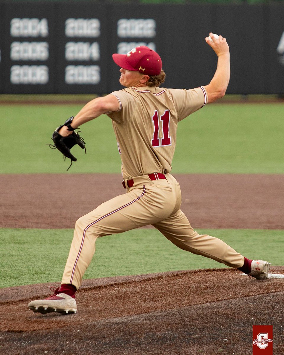 2.1 scoreless for <a href="/DrewMedley2/">Drew Medley</a> in his first collegiate start. 🔥

#TheCollege 🌴⚾️