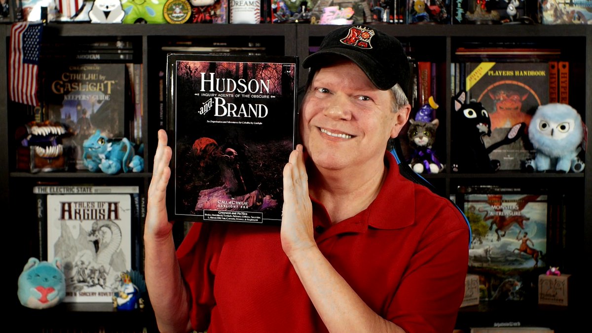 TheGamingGang's tweet photo. I'm live in 30 minutes as as I'll take a live first look at Hudson &amp; Brand for Call of #Cthulhu from #StygianFox. Plus news from @MongoosePub @ExaltedFuneral @WyrdGames @MTBlack2567 and more! Stop by and join the fun at 8pm ET/7pm CT/5pm PT. 😄 https://t.co/sOJufv0sPe #TTRPGs https://t.co/WBBZRTMLr6