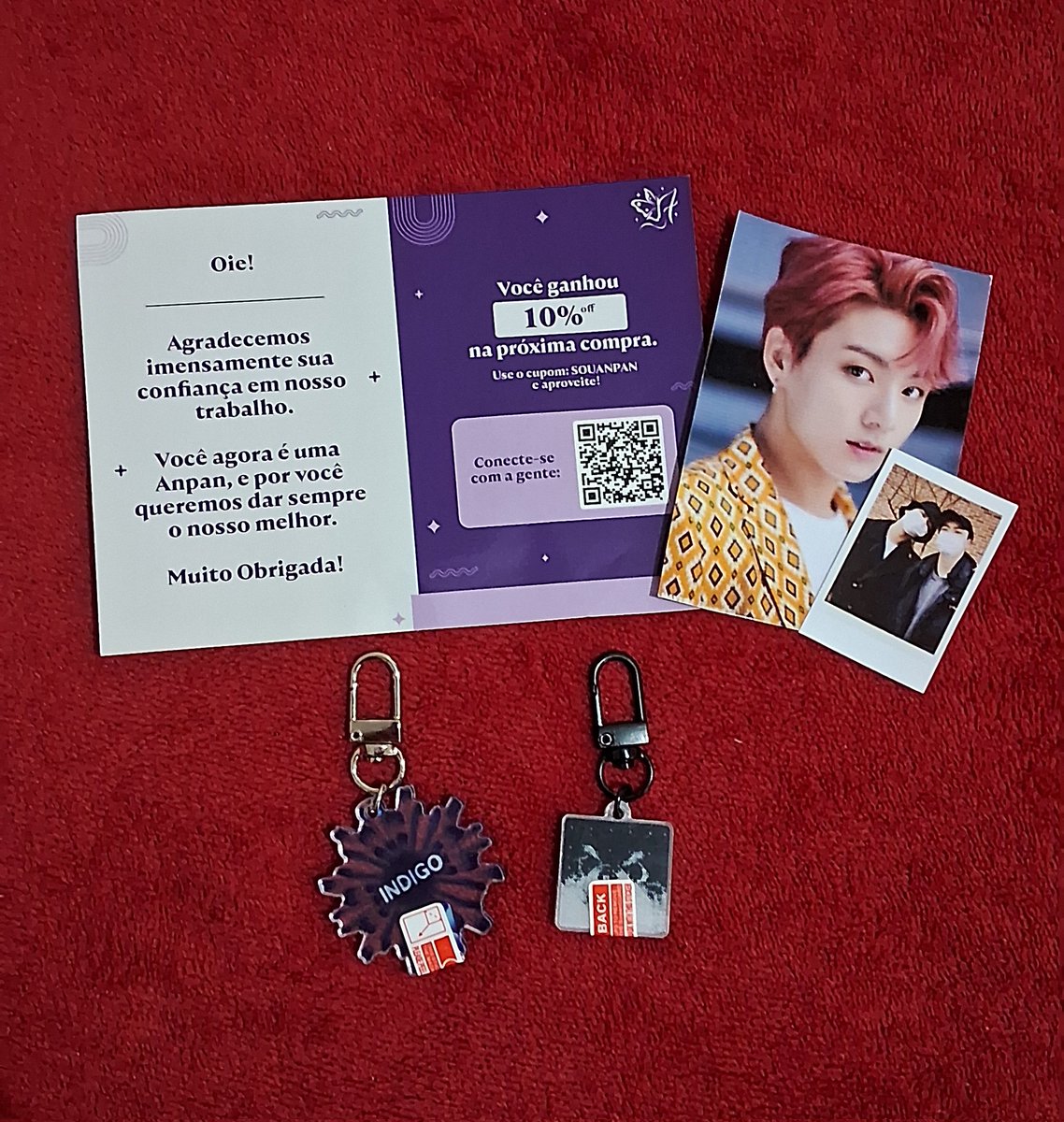bangtan_br7_'s tweet photo. Feedback positivo para @KstoreAnpanman que me vendeu esses chaveiros fofinhos do índigo e do Tanie 😍 muito lindos, muito obrigada 🫶🏻 https://t.co/GBtGpgo3kw