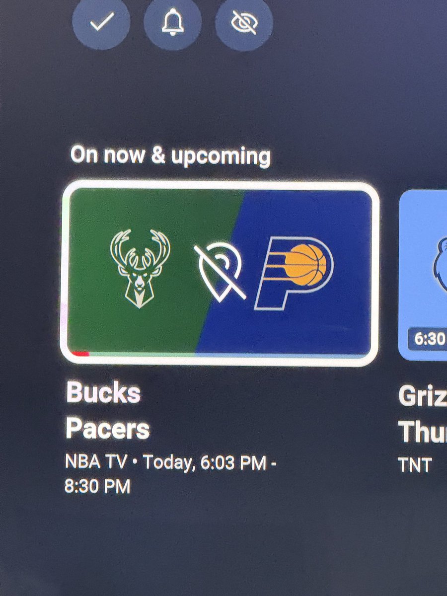 I’m not able to watch the Bucks playoff game on YouTubeTV?!?!