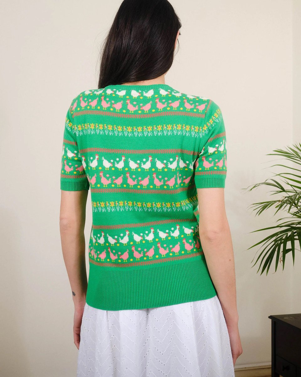 suzydeeblyth's tweet photo. Loving our summer knits in GOTS certified organic cotton from the fabulous Pretty Vacant Clothing - unique retro summer styles at SuzyBlyth Windermere . https://t.co/20WUPXgV8t
