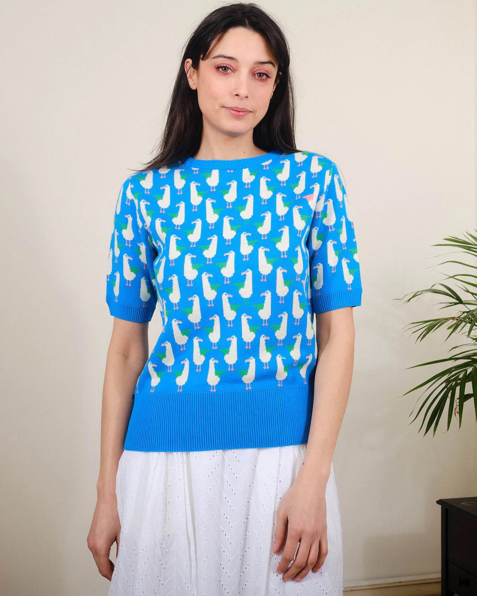 suzydeeblyth's tweet photo. Loving our summer knits in GOTS certified organic cotton from the fabulous Pretty Vacant Clothing - unique retro summer styles at SuzyBlyth Windermere . https://t.co/20WUPXgV8t