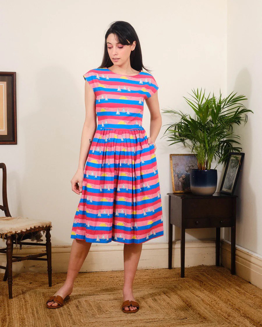 suzydeeblyth's tweet photo. Loving our summer knits in GOTS certified organic cotton from the fabulous Pretty Vacant Clothing - unique retro summer styles at SuzyBlyth Windermere . https://t.co/20WUPXgV8t
