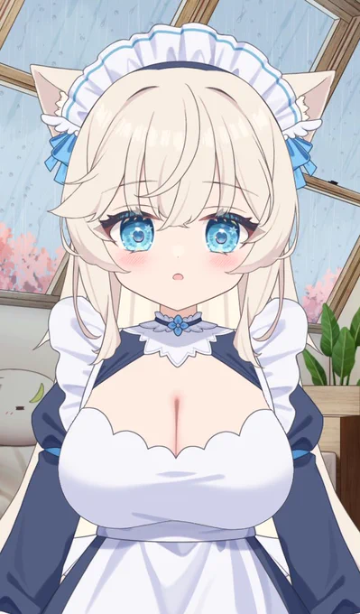 おはよー!朝から雨だけど気温は落ち着いてくれてて涼しいっ 