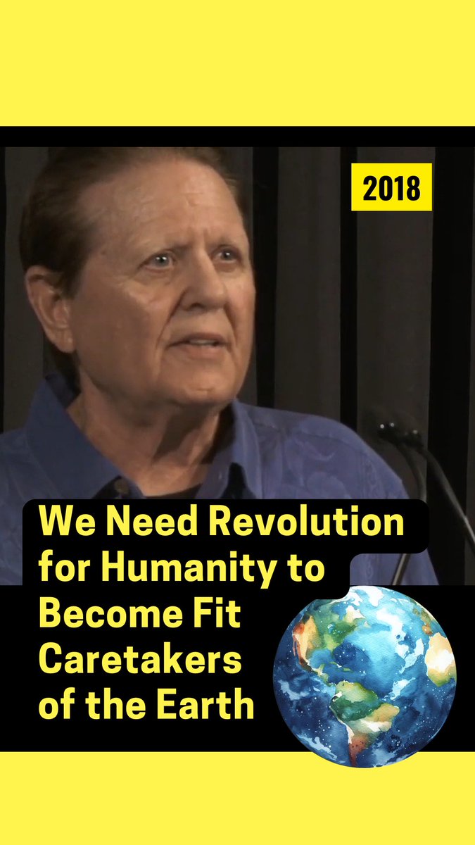 BobAvakian's tweet photo. We Need Revolution for Humanity to Become Fit Caretakers of the Earth
#earthday 

Excerpt from the 2018 speech "Why We Need An Actual Revolution and How We Can Really Make Revolution" by Bob Avakian

Watch: https://t.co/NH4ohuQ8tH

#climatechange #globalwarming #thenewcommunism https://t.co/EJNl6kvLNb