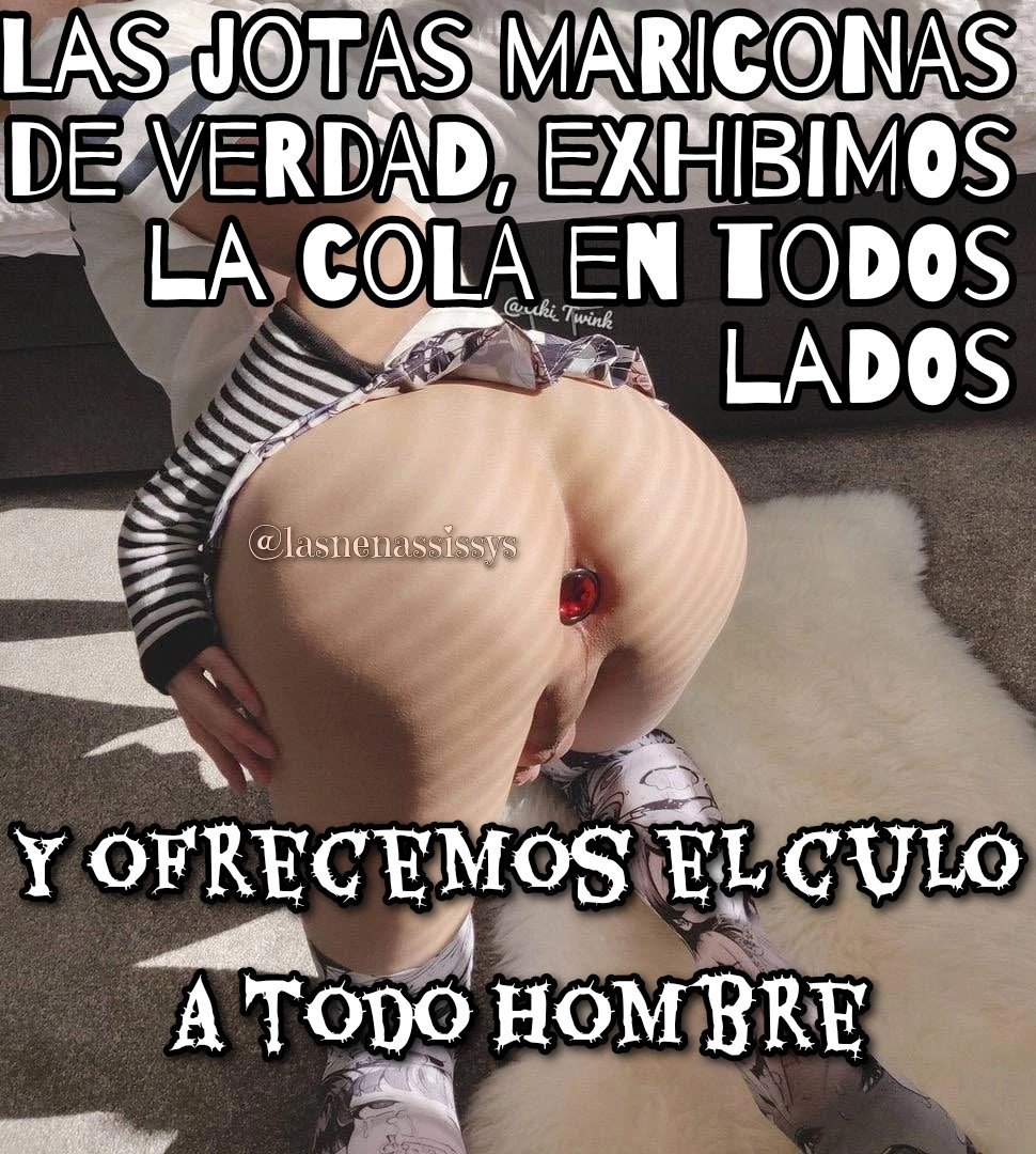 Es verdad por naturaleza las putitas como yo nos la pasamos exponiendo en redes para mostrarnos ante machos de verdad. 

Den like o retuit y les mando una foto de mi culo gordo en DM para que me humillen como la zorra inútil que soy 💋🔥