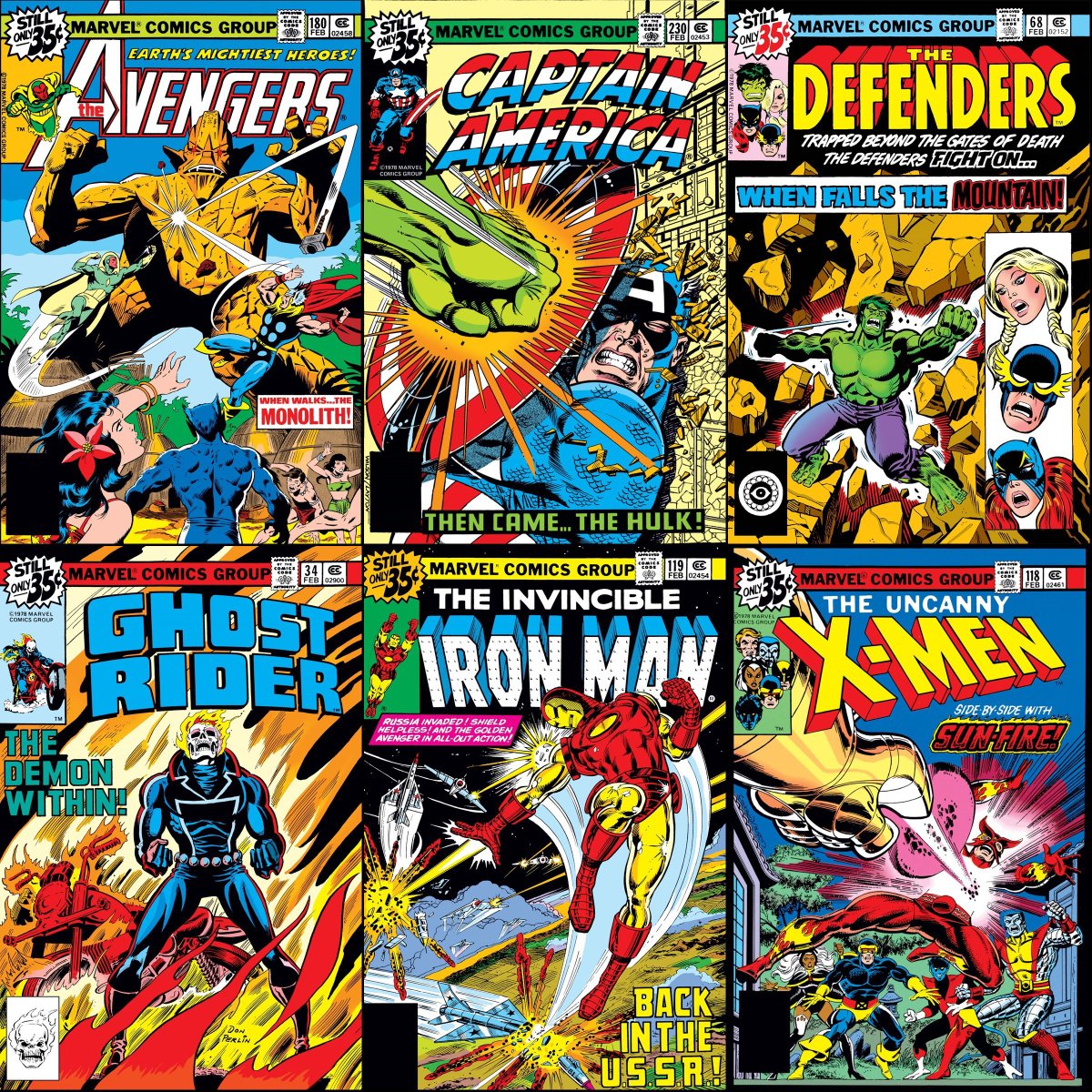 ClassicMarvel_'s tweet photo. Marvel Comics that were on sale with cover dates of February 1979. https://t.co/VlkNrjLhos