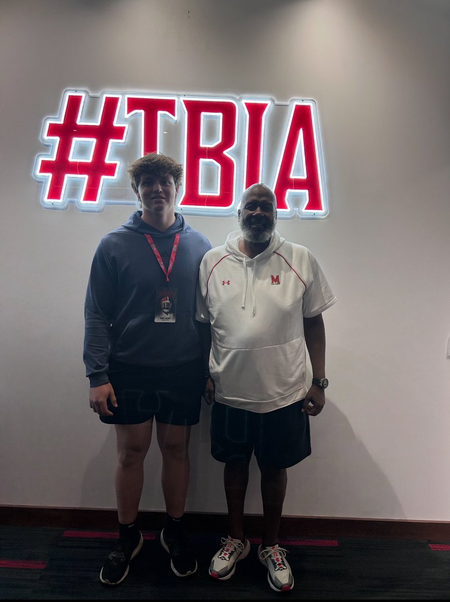 brodymcneel's tweet image. After a great spring practice and talk with @CoachLocks @Latrell__Scott I am blessed to receive an offer from The University of Maryland!! @D_Wrobo @DKief10 @tannergeorge_fb @CoachFeliz @jacksonsumlin