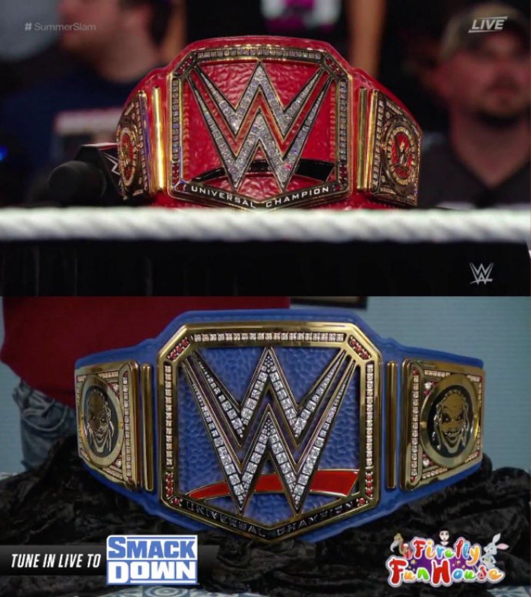 WrestleScope_'s tweet photo. Since now the Universal championship if officially retired here’s A Thread of everytime the Universal title has changed hands https://t.co/rZRtiFPMQ1