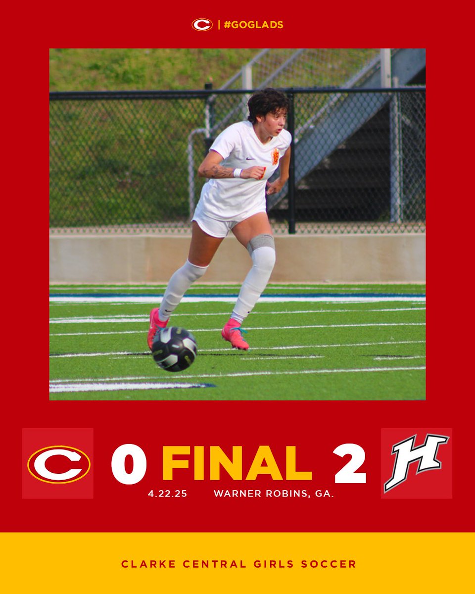 Playoff final vs. Houston County. Thank you fans for your support this season!

#GoGlads | #CCGS