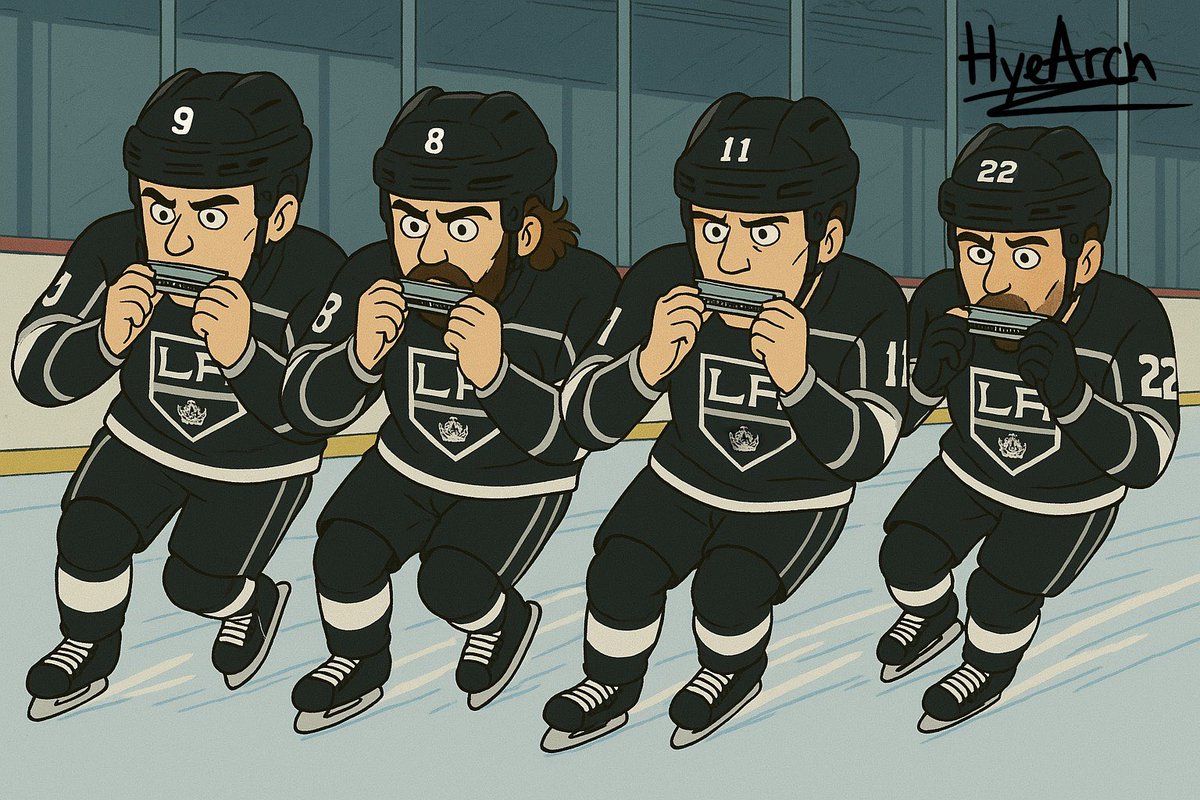 hyearch's tweet photo. The #HarmoniKings @LAKings #gokingsgo https://t.co/1cDMI9KvFt