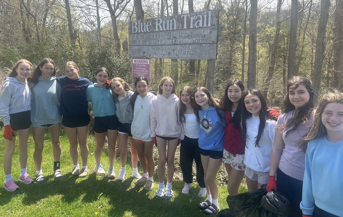 Dr. Laura Miller (@lauramiller113) on Twitter photo 🌎Earth Day team day for 7B today! Students collected 10 bags of trash from campus & Blue Run trail, had a nature scavenger hunt, learned about biodiversity, stewardship, and sustainability. Students took home wildflower seeds to plant to help pollinators. 🌍 <a href="/FCASD/">Fox Chapel Area School District</a> #FCProud 🌎Earth Day team day for 7B today! Students collected 10 bags of trash from campus & Blue Run trail, had a nature scavenger hunt, learned about biodiversity, stewardship, and sustainability. Students took home wildflower seeds to plant to help pollinators. 🌍 <a href="/FCASD/">Fox Chapel Area School District</a> #FCProud