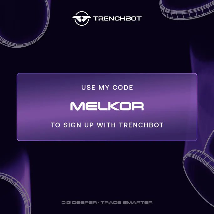 We're going to get tired of winning with <a href="/trenchbot_io/">TrenchBot</a> 

A new era is beginning🍭

Get early access with my code! 

 trenchbot.io/account?refCod…
