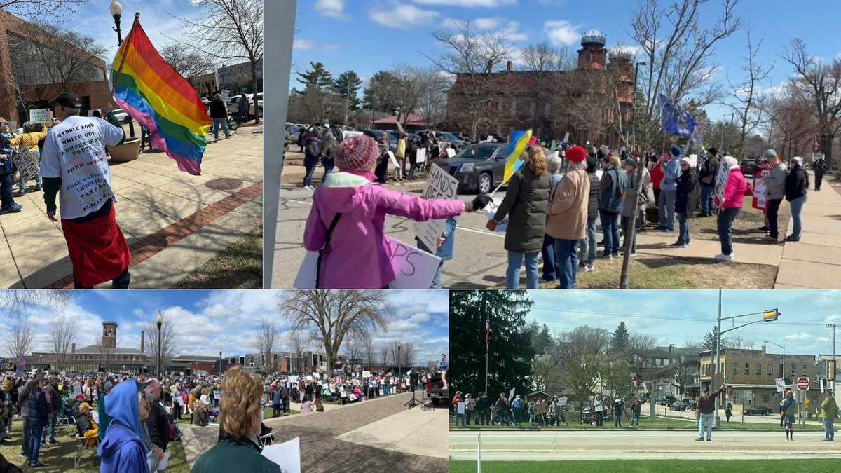 WisDems's tweet photo. Our County Parties were out in force protesting on No Kings Day in Wisconsin. Join us for the next event in your area: https://t.co/VWwOodTKQt
📸@danedems @BrownWIDems @mantydems @winnebagoDemsWI @BarronDems @Doorcountdems #StCroixCounty #WashingtonCouny #PortageCounty #GreenCounty #WaukeshaCounty #WaupacaCounty #OneidaCounty