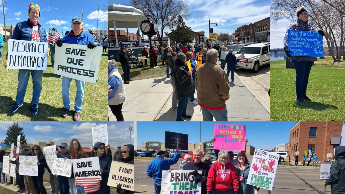 WisDems's tweet photo. Our County Parties were out in force protesting on No Kings Day in Wisconsin. Join us for the next event in your area: https://t.co/VWwOodTKQt
📸@danedems @BrownWIDems @mantydems @winnebagoDemsWI @BarronDems @Doorcountdems #StCroixCounty #WashingtonCouny #PortageCounty #GreenCounty #WaukeshaCounty #WaupacaCounty #OneidaCounty