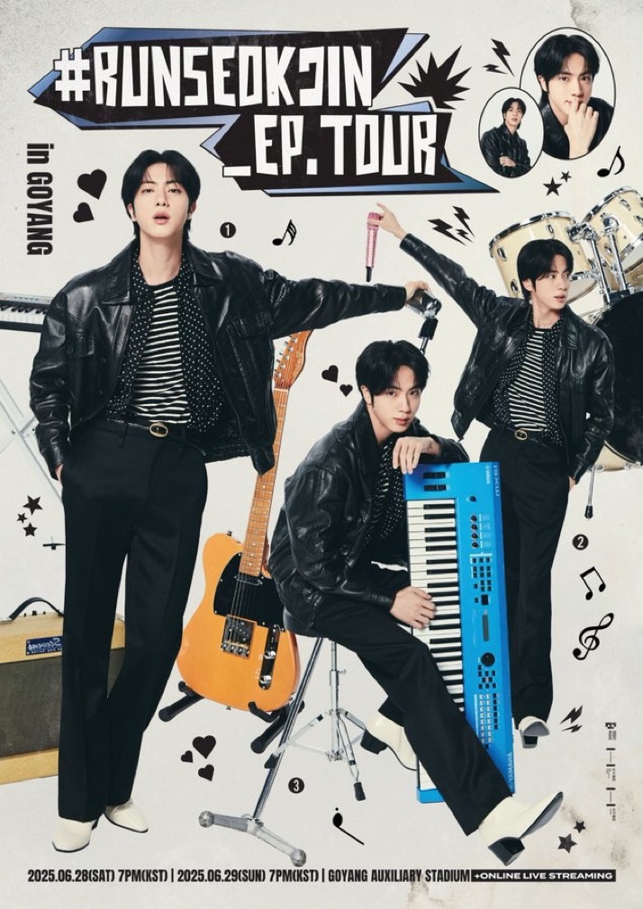 hourlyhyungline's tweet image. 1 year ago , RUNSEOKJIN_EP.TOUR in GOYANG Poster was released