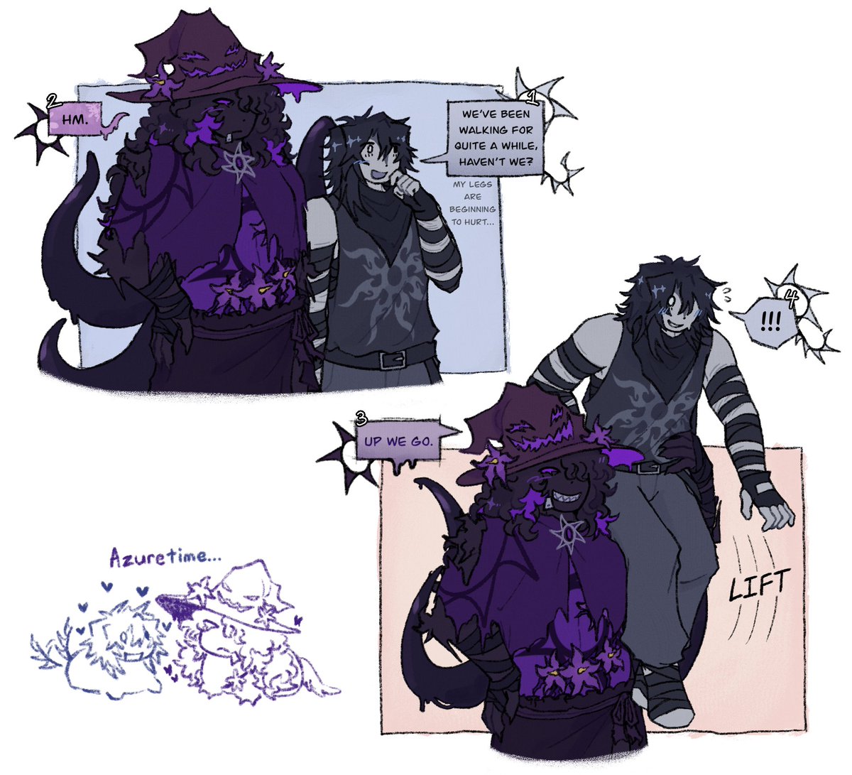 azure and two time: we are azure and two time
#forsaken