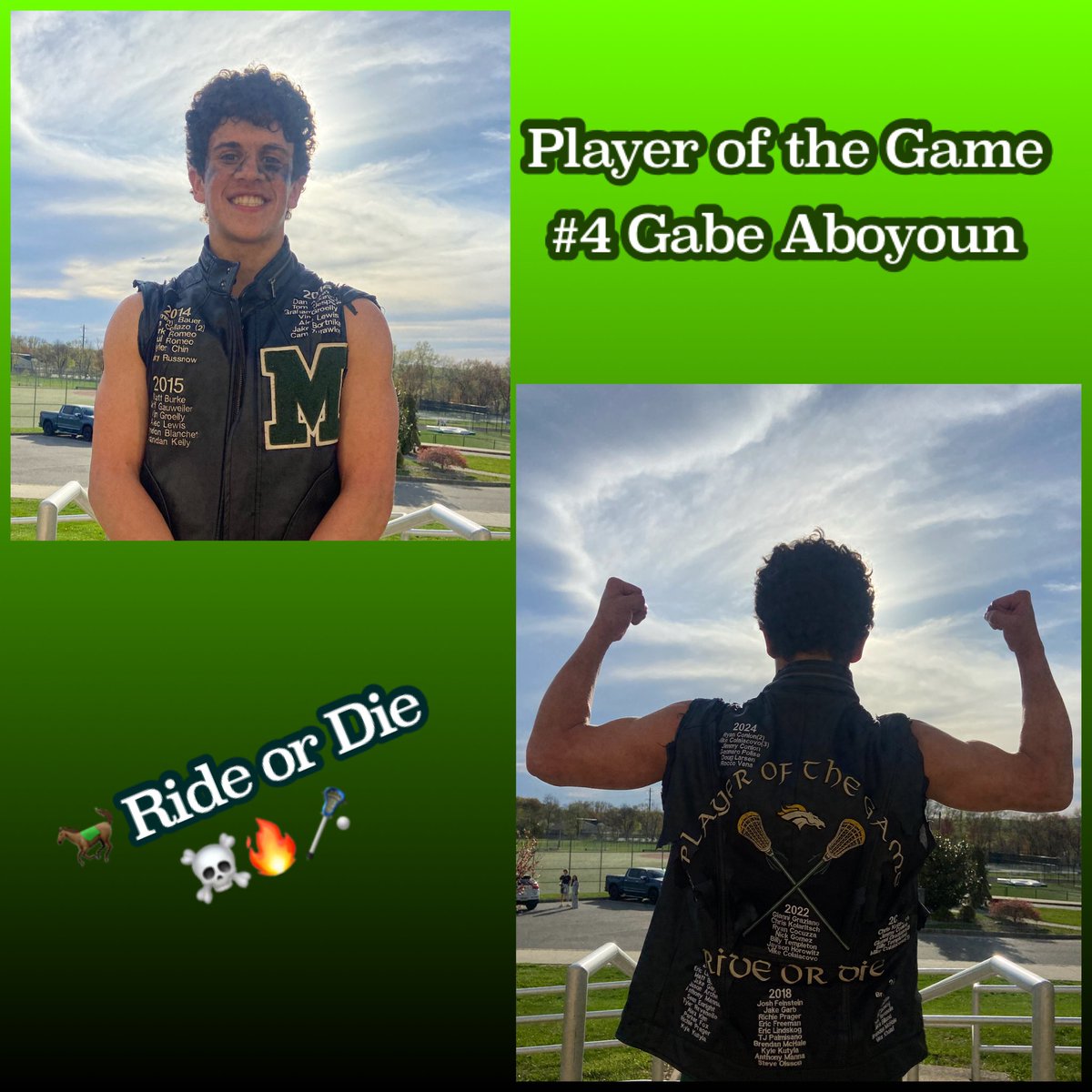 Mustangs Lacrosse (@stangslax) on Twitter photo 🐎With our victory over Kittatinny 17-1- #4 Gabe Aboyoun earns “The Vest” - Let’s Go!!-Ride or Die ☠️🔥🥍 <a href="/MustangsMTHS/">MTHS Athletics</a> <a href="/bigstatesports/">Big State Sports</a> <a href="/MontvilleTAP/">Montville TAP</a> <a href="/dailyrecordspts/">Daily Record Sports</a> <a href="/MontvilleTwpSch/">MontvilleTwpSchools</a> <a href="/MTHSStampede/">THE STAMPEDE</a> <a href="/MTHSAthBoosters/">MontvilleAthleticBoosters</a> <a href="/MikeKinneyHS/">Mike Kinney</a> <a href="/MikeGurnis/">Mike Gurnis</a> 🐎With our victory over Kittatinny 17-1- #4 Gabe Aboyoun earns “The Vest” - Let’s Go!!-Ride or Die ☠️🔥🥍 <a href="/MustangsMTHS/">MTHS Athletics</a> <a href="/bigstatesports/">Big State Sports</a> <a href="/MontvilleTAP/">Montville TAP</a> <a href="/dailyrecordspts/">Daily Record Sports</a> <a href="/MontvilleTwpSch/">MontvilleTwpSchools</a> <a href="/MTHSStampede/">THE STAMPEDE</a> <a href="/MTHSAthBoosters/">MontvilleAthleticBoosters</a> <a href="/MikeKinneyHS/">Mike Kinney</a> <a href="/MikeGurnis/">Mike Gurnis</a>