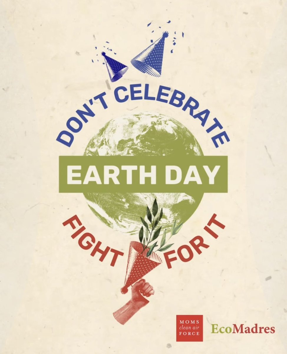Earth doesn’t need celebration, it needs action for real change and a brighter future. 🌿🌍

At Ecomadres, we fight every day for clean air, healthy communities, and a planet where our families can thrive. Make every day #EarthDay.