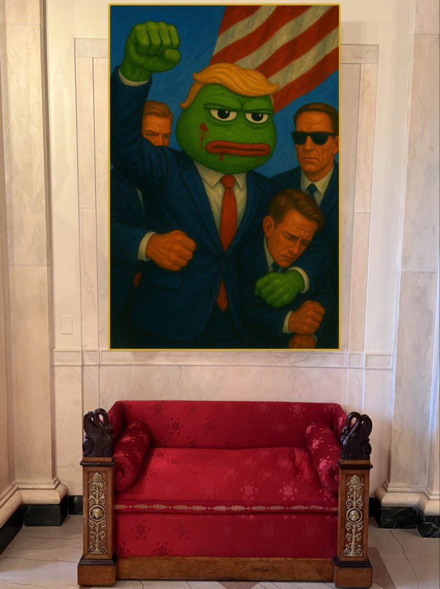 They tried to take him out.
Instead, he leveled up into Trumpius Maximus.

You can’t stop the Trumpius. 🐸⚔️🇺🇸