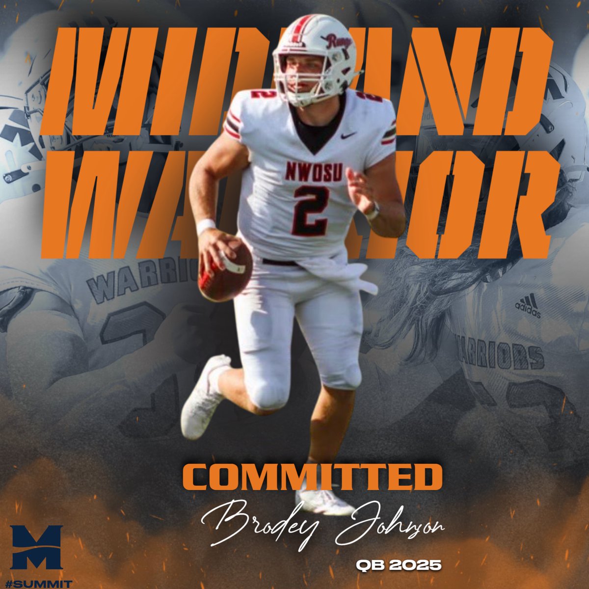 Brodey Johnson (@brodey_johnson_) on Twitter photo Coming home!! 🔵🟠 Thankful and excited to announce that I am committed to Midland University!! <a href="/CoachJamrog/">MU Coach Jeff Jamrog</a> <a href="/CoachLagerstrom/">Sean Lagerstrom</a> <a href="/MidlandU_FB/">Midland Football</a> <a href="/QBclub12/">Joe Dickinson</a> Coming home!! 🔵🟠 Thankful and excited to announce that I am committed to Midland University!! <a href="/CoachJamrog/">MU Coach Jeff Jamrog</a> <a href="/CoachLagerstrom/">Sean Lagerstrom</a> <a href="/MidlandU_FB/">Midland Football</a> <a href="/QBclub12/">Joe Dickinson</a>